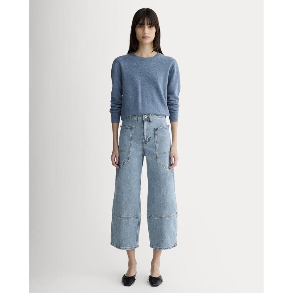 Everlane Women's Way-High® Gardener Cropped Jean in Shallow Beach, Size 31, Cot…